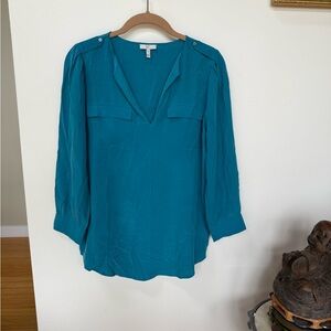 Joie Navy Blue Tunic Top